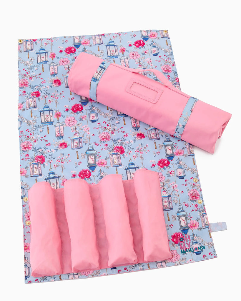 Pink Rack Storage Bag- Oh My Mahjong