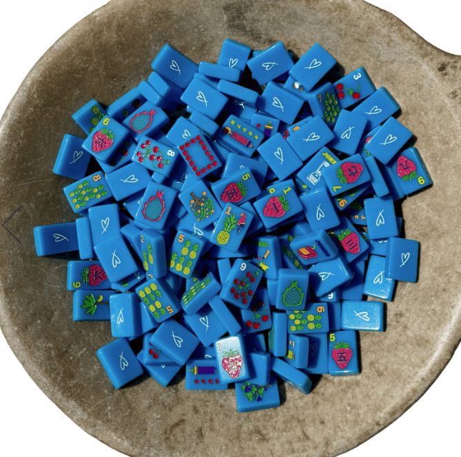 The Fruity Line - Mahjong Tiles - a beautiful line - Home 2 Court