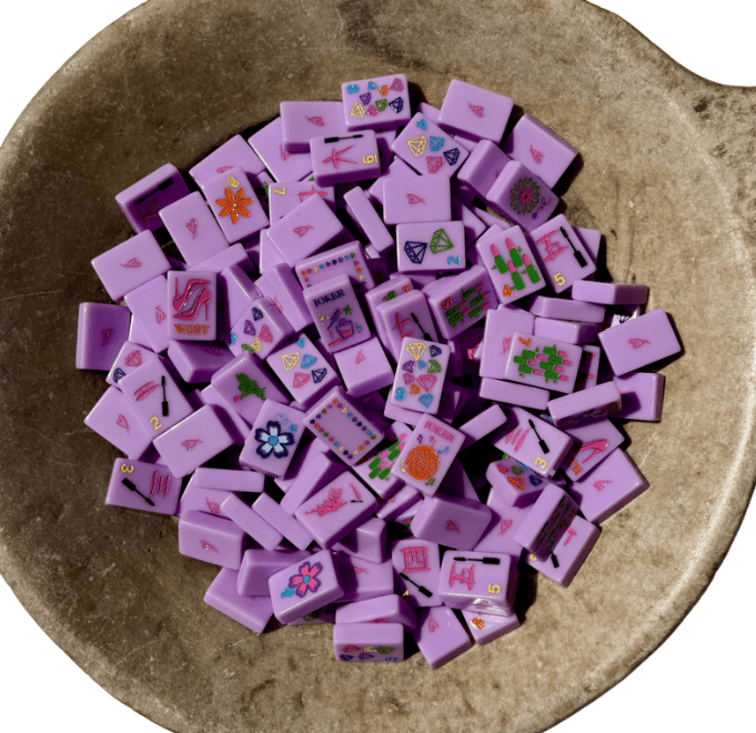 The Girly Line - Mahjong Tiles - a beautiful line - Home 2 Court