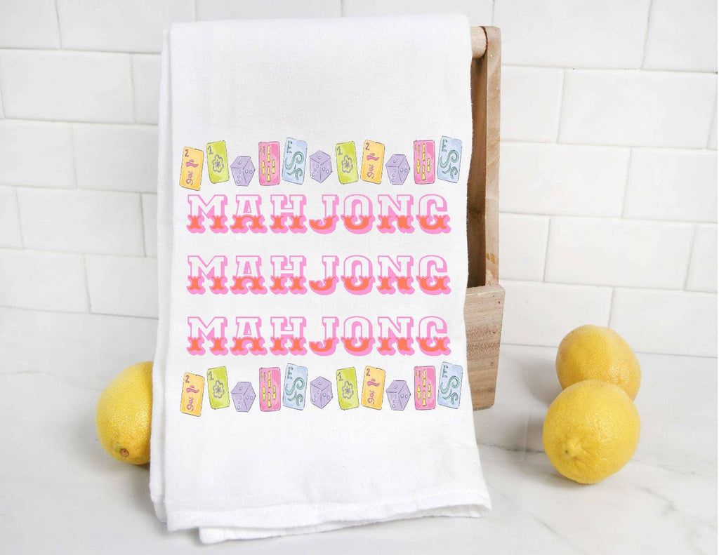 The Preppy Pineapple Home - Mahjong Tea Towel - Home 2 Court