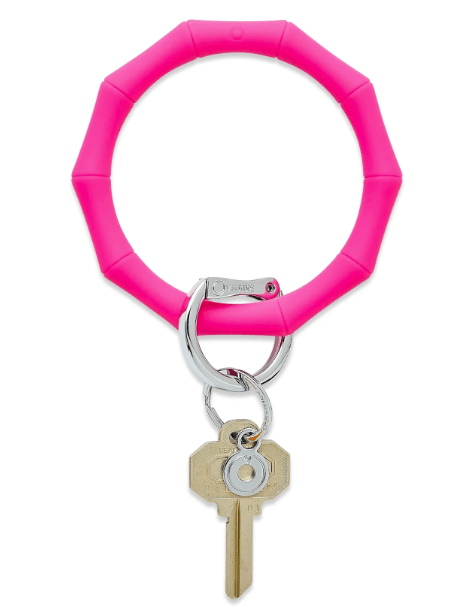 Tickled Pink Bamboo Key Ring - Oventure - Home 2 Court