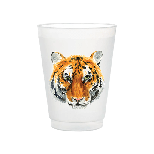 Tiger Frosted Cups | Set of 6 - Taylor Paladino - Home 2 Court