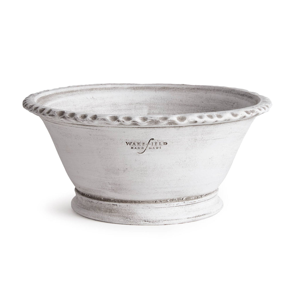 Wakefield Handmade Alvena Forcing Pot #6, White Ash: White Ash, Ceramic - Napa Home & Garden - Home 2 Court