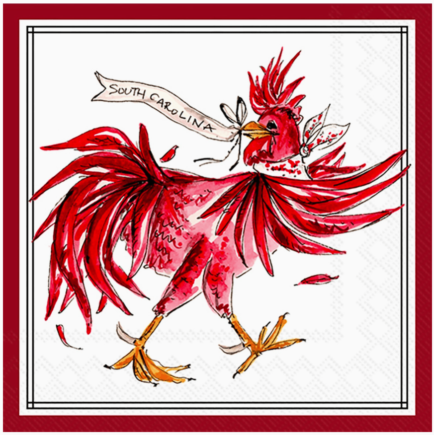 White Rooster Hometown Pride - 20 CT Cocktail Napkins IHR - Home 2 Court