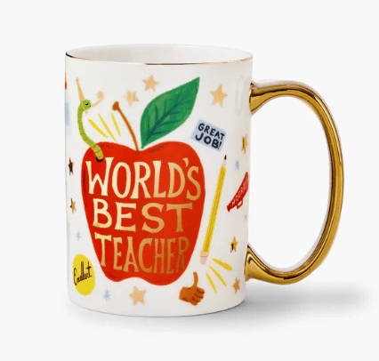 World's Best Teacher Mug - Rifle Paper Co. - Home 2 Court