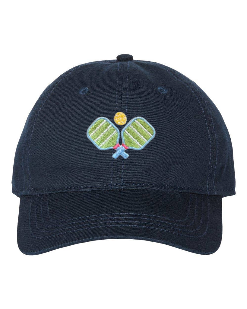 Embroidered Pickleball Hat: Navy Blue - Home 2 Court
