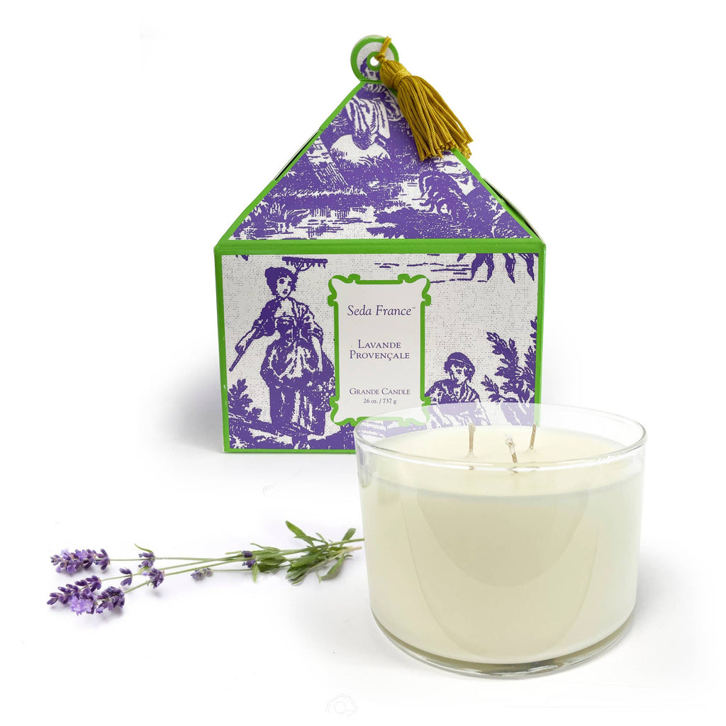 Lavande Proveçale Three Wick Candle - Home 2 Court